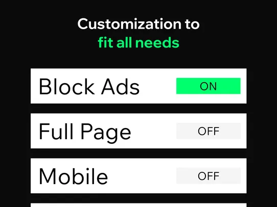Site Page Screenshot Widget screenshot