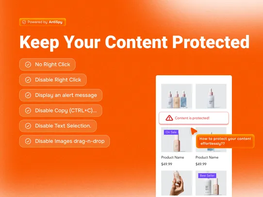 AntiSpy No Right Click screenshot