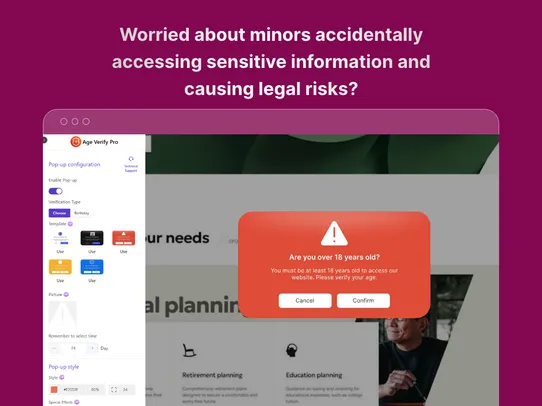 Age Verify Pro screenshot