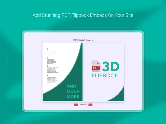 PDF 3D Flipbook screenshot