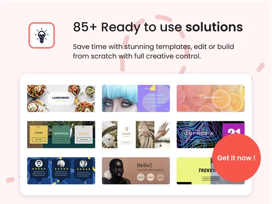 Impressive Interactive Section screenshot
