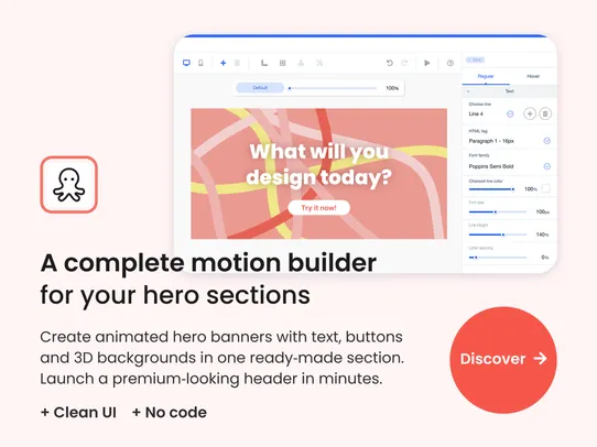 Text Hero Motion screenshot