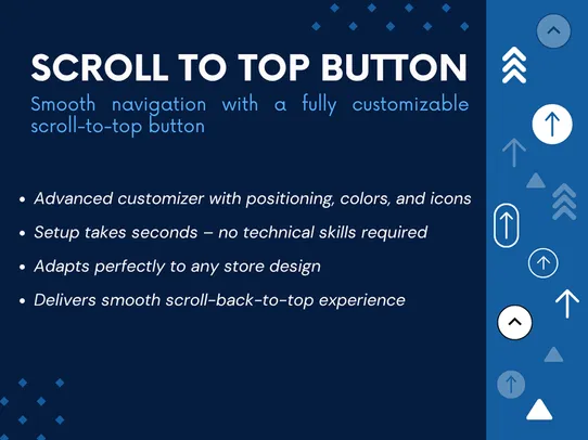 Scroll to Top Button screenshot