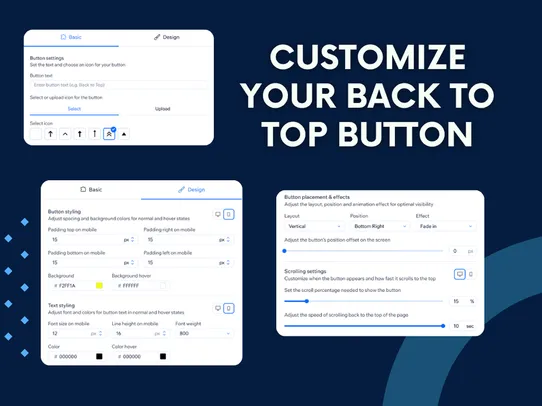 Scroll to Top Button screenshot