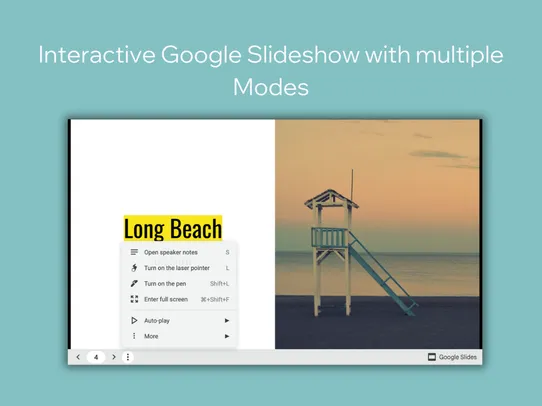 Google Slides Showcase screenshot