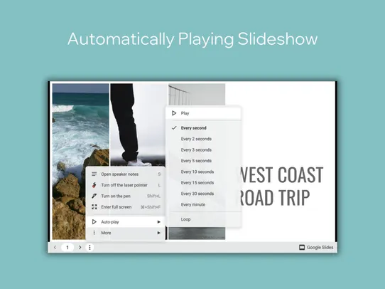 Google Slides Showcase screenshot