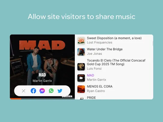 Deezer Music screenshot