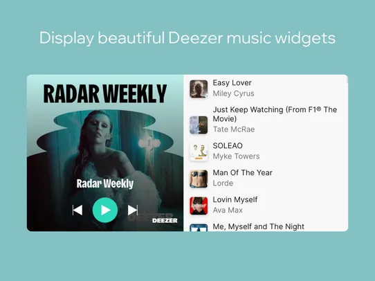 Deezer Music screenshot