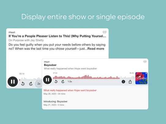 iHeartRadio Podcasts screenshot