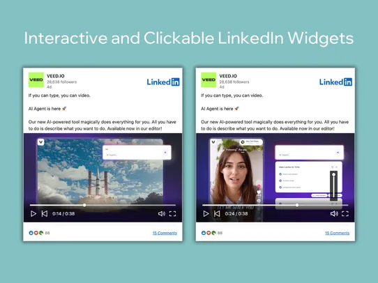 LinkedIn Embeds screenshot