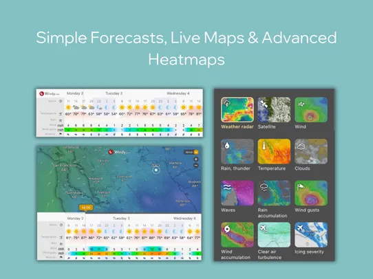 Weather Forecast and Maps screenshot