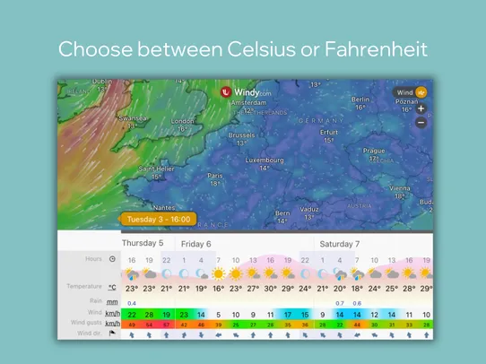 Weather Forecast and Maps screenshot