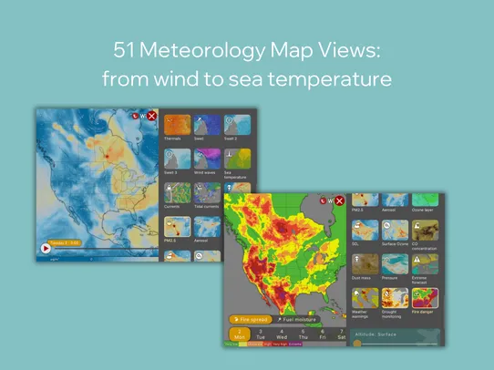 Weather Forecast and Maps screenshot