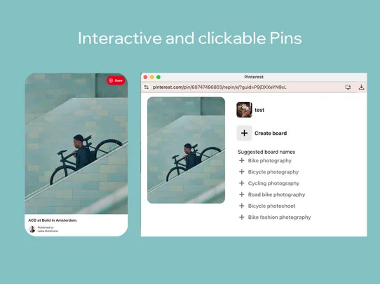 Pinterest Embed screenshot