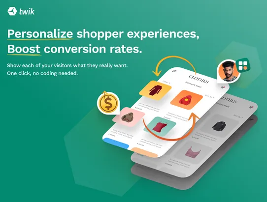 Twik Store Personalization screenshot