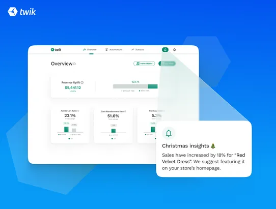 Twik Store Personalization screenshot