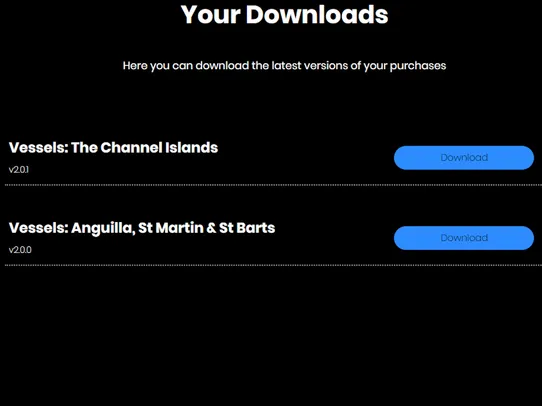 Customer Download Hub screenshot