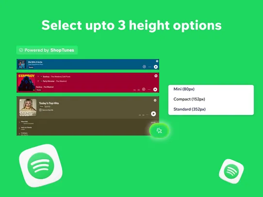 ShopTunes: Spotify Embed screenshot