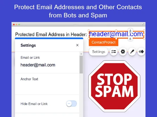 Email and Contacts Protection screenshot