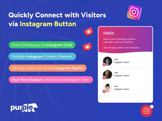 Instagram Button screenshot