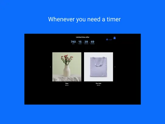 Simple timers screenshot