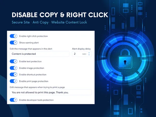 Site Protection: Anti Theft screenshot