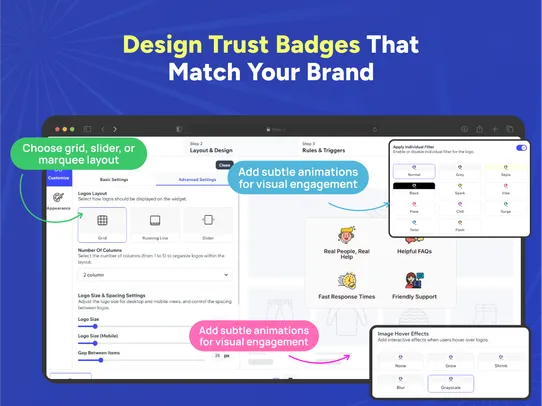 Trust badges by Pb screenshot