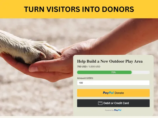 Targeted Fundraising screenshot