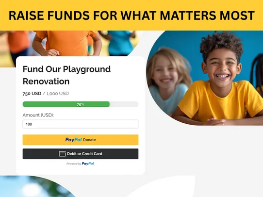 Targeted Fundraising screenshot