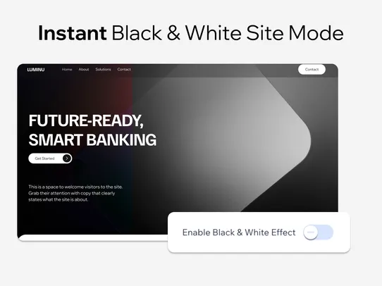 Full Site Black and White Only screenshot