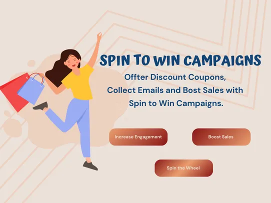 Spin Wheel Email Popup screenshot