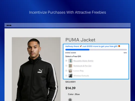 Free Gift Upsell screenshot