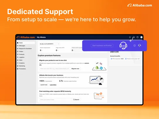 Alibaba.com: Sell Globally screenshot