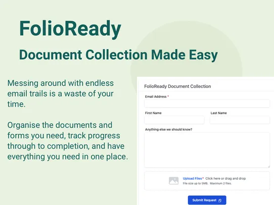Document Upload screenshot