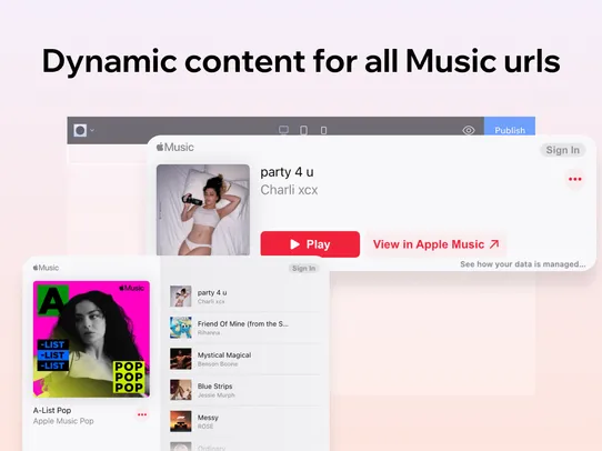 Apple Music Embed screenshot