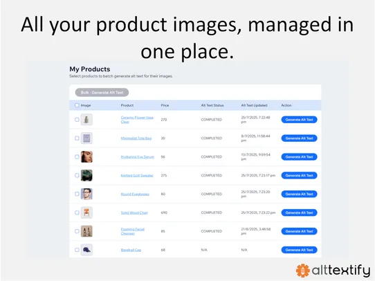 AltTextify - AI Alt Text screenshot
