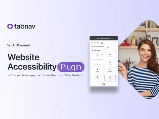 Tabnav Accessibility Widget screenshot