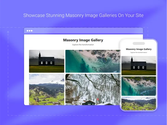 Masonry Image Gallery screenshot