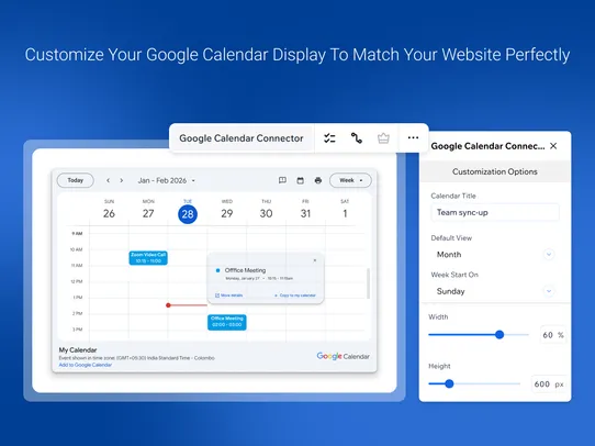 Google Calendar screenshot