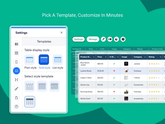 Table PRO screenshot