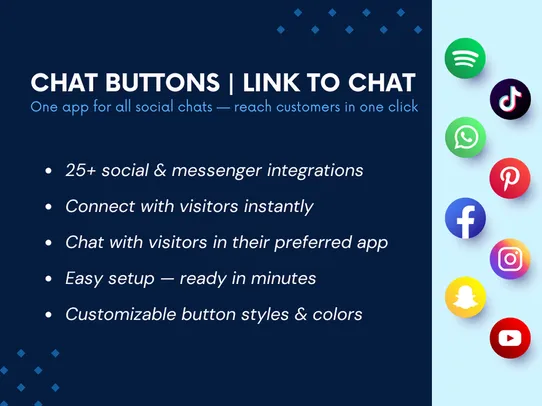 Chat Buttons | Link to Chat screenshot