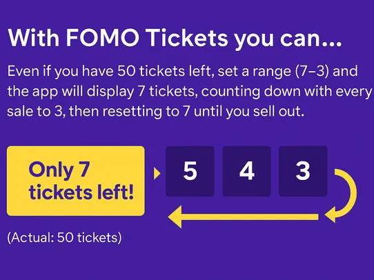 FOMO Tickets for Events screenshot