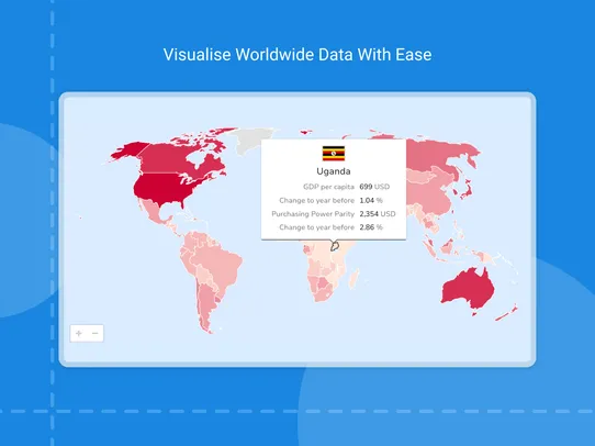 World &amp; Countries Map screenshot
