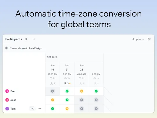 Poll: Event Schedule Vote screenshot