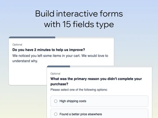 Forms: Interactive Surveys screenshot
