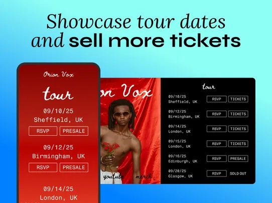 Bandsintown Widget screenshot