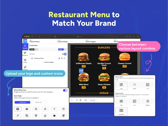 Restaurant Menu by Pb screenshot