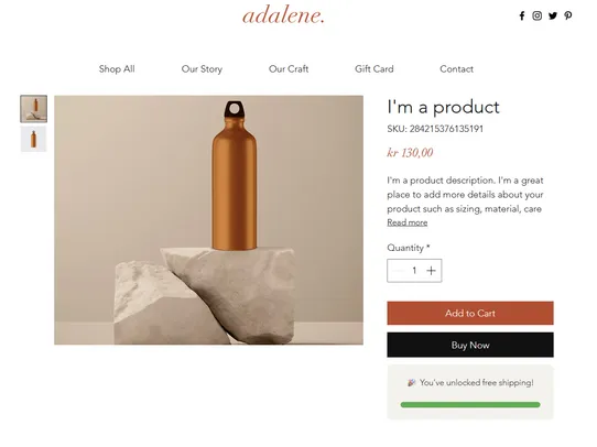 Free Shipping Meter screenshot