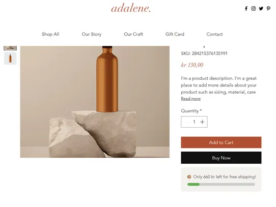 Free Shipping Meter screenshot