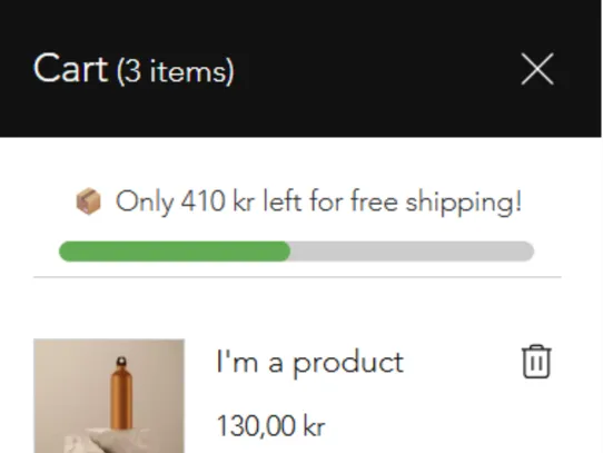 Free Shipping Meter screenshot